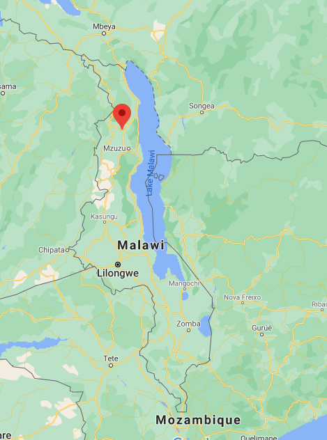 Kaart Malawi